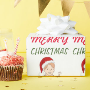 Papel De Regalo Feliz Navidad Diseño de Vacaciones de Agradecimien