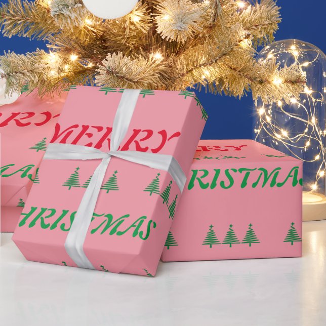 Papel De Regalo Feliz Navidad Elegante (Vacaciones)