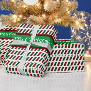 Papel De Regalo Feliz Navidad Elegante y Personalizar moderno