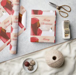 Papel De Regalo Feliz Navidad en la nieve