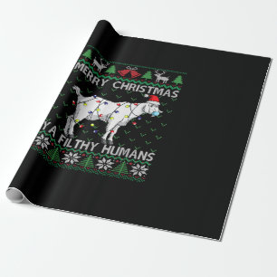 Papel De Regalo Feliz Navidad Filthy Humanos Navidades feos de cab
