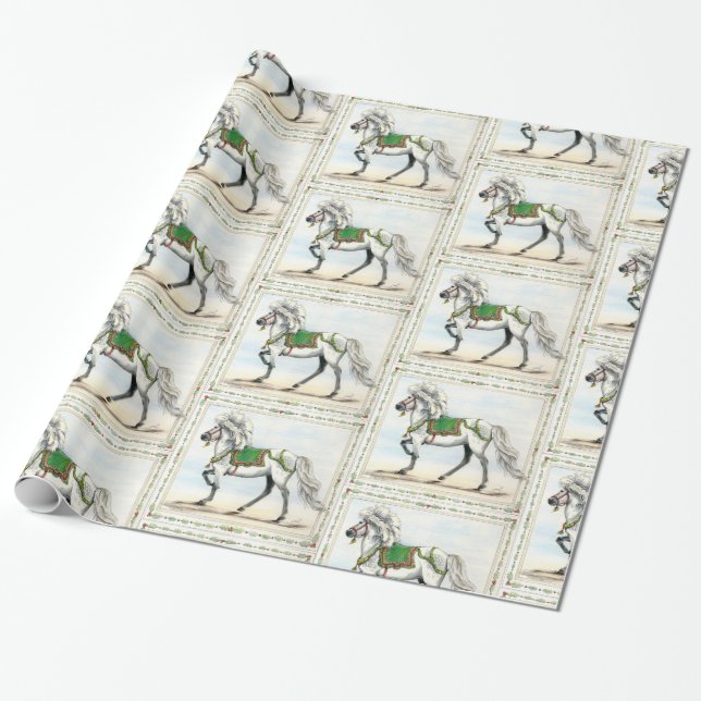 Papel De Regalo Feliz Navidad islandés (Desenrollado)