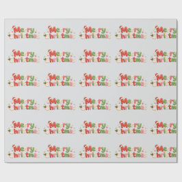 Papel De Regalo Feliz Navidad Kawaii
