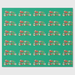 Papel De Regalo Feliz Navidad Kawaii