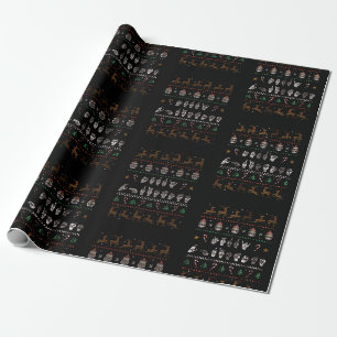 Papel De Regalo Feliz Navidad - Lenguaje de Señas Americano II