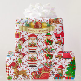 Papel De Regalo Feliz Navidad Papá Noel un poquito de todo