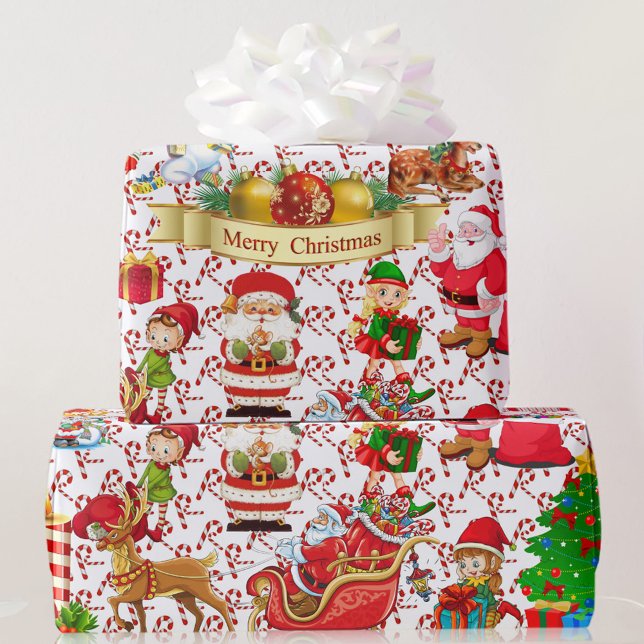 Papel De Regalo Feliz Navidad Papá Noel un poquito de todo (Subido por el creador)