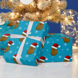 Papel De Regalo Feliz Navidad Patata