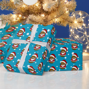 Papel De Regalo Feliz Navidad Patata