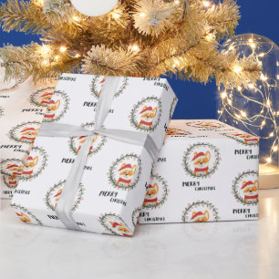 Papel De Regalo Feliz Navidad Santa Claus Fun Humerous