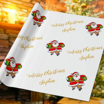 Feliz Navidad Santa Nombre personalizado Personali