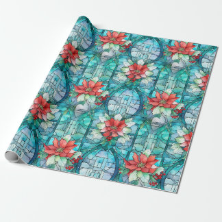 Papel De Regalo "¡Feliz Navidad!", vidrio manchado