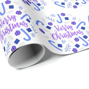 Papel De Regalo Feliz Navidad Wreath