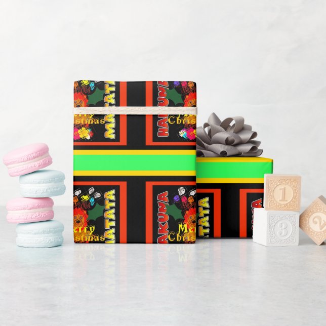 Papel De Regalo Feliz Navidad y Feliz Año Nuevo (Baby Shower)