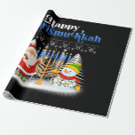 Papel De Regalo Feliz Navidades judíos de Chrismukkah Hanukkah<br><div class="desc">Los Navidades de Santa Boys Niños Jóvenes. Gracioso Humor gráfico trajes de té para los que creen en Santa Claus,  aman al ciervo,  reno,  elfo,  elfos,  cantando canciones,  decoraciones fiestas,  árbol,  gorra,  medias Este Navidad con gráfico es un gran regalo de Navidades</div>