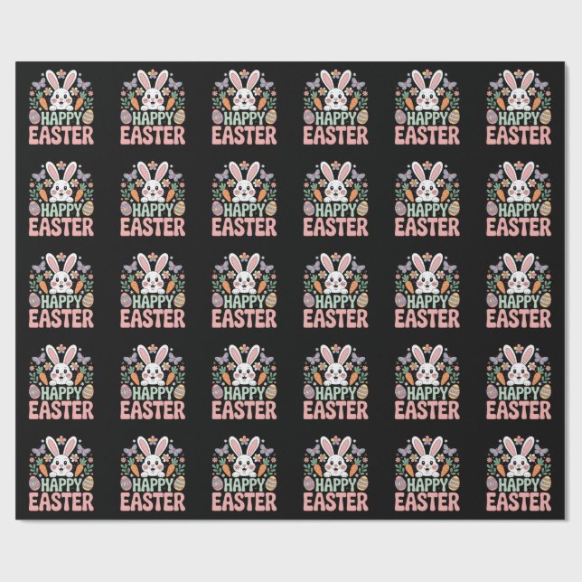 PAPEL DE REGALO FELIZ PASCUA (Superficie plana)