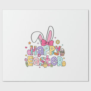 Papel De Regalo Feliz Pascua 2026 Conejito Lindo Conejo Día de Pas