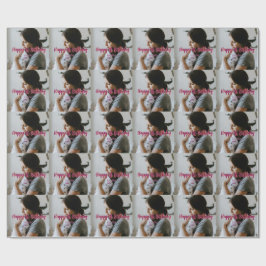 Papel De Regalo Feliz primer cumpleaños niños bebé madre naranja r