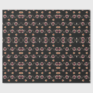 Papel De Regalo Feminine Surrealism in Warm Tones