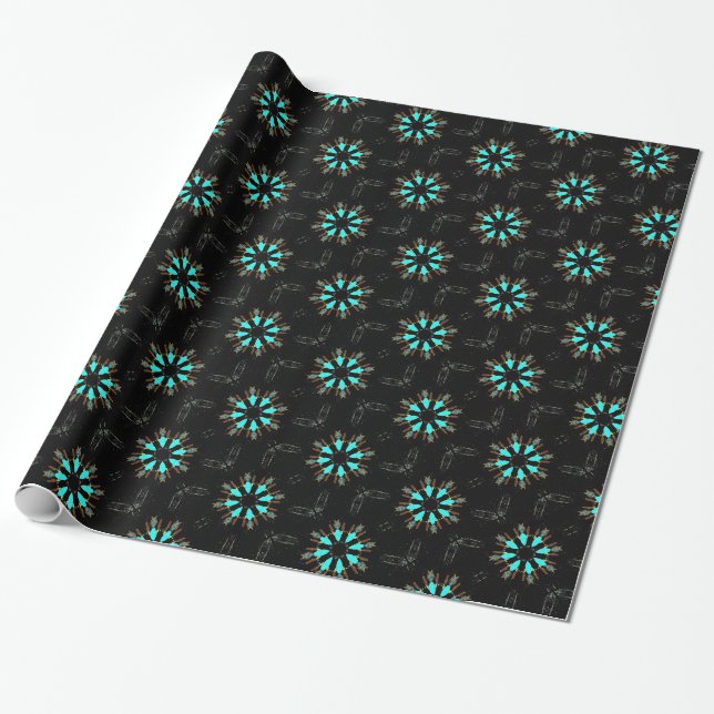 Papel De Regalo Fenómenos de punta de flecha Pow-wow Thunder_Cove (Desenrollado)