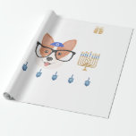 Papel De Regalo Feo Chanukah Hanukkah Perro de policía judío Corgi<br><div class="desc">Feo Chanukah Hanukkah Judía Perro Corgi Sweat</div>