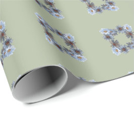 Papel De Regalo Fern green floral Gift Wrapping paper