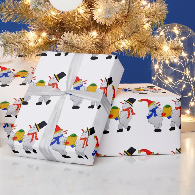 PAPEL DE REGALO FEROSAS NAVIDAD DE LOS NIÑOS NOVEDOSOS (Vacaciones)