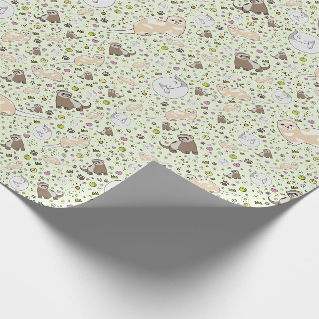 Papel De Regalo Ferrets (Esquina)