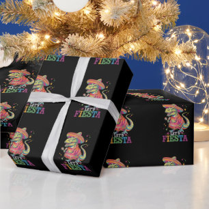 Papel De Regalo Festejemos el Cinco De Mayo T Rex Dinosaurio