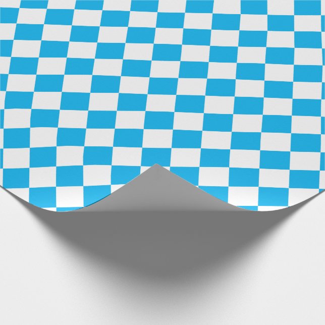 Papel De Regalo Festival de cerveza OKTOBERFEST Bandera bávara azu (Esquina)
