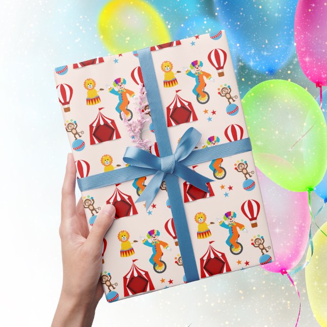 Papel De Regalo Festival del Círculo de Carnaval Niños Fiesta de c (Subido por el creador)