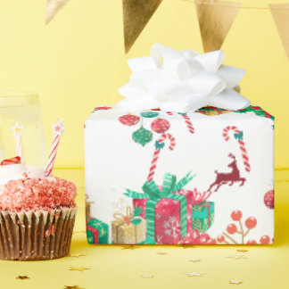 Papel De Regalo Festive Christmas Gift Wrap