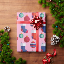 Papel De Regalo Festive Christmas Holiday Custom