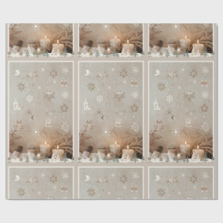 Papel De Regalo Festive Christmas Holiday Gift Wrap