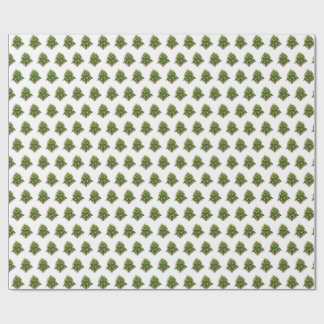 Papel De Regalo Festive Christmas Tree wrapping paper