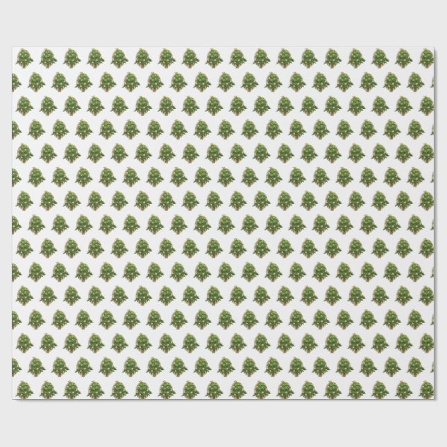 Papel De Regalo Festive Christmas Tree wrapping paper (Superficie plana)