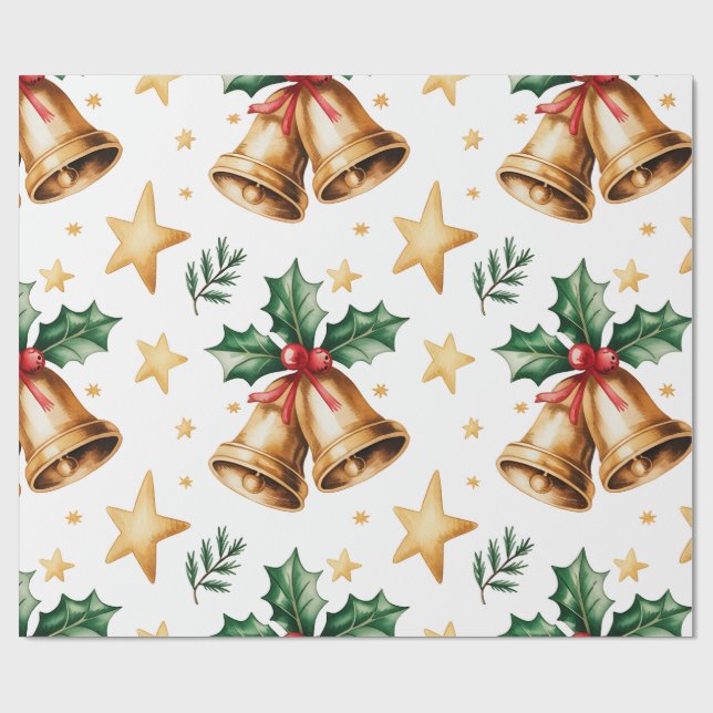 Papel De Regalo Festive Christmas Wrapping Paper (Superficie plana)