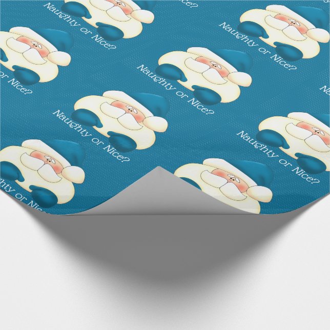 Papel De Regalo Festividad azul turquesa o festividad agradable (Esquina)