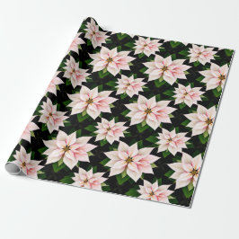 Papel De Regalo Festividad Boutique Rubor Poinsettia Rolft Gift Wr