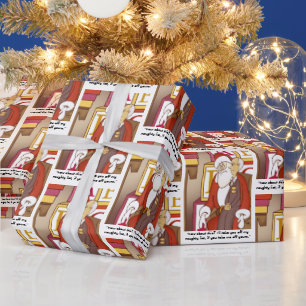 Papel De Regalo Festividad de la lista de traviesos de IRS