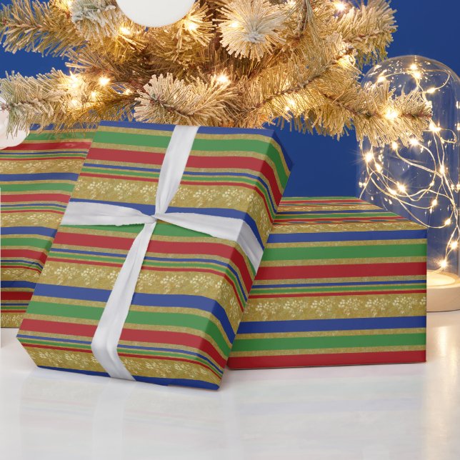 Papel De Regalo Festividad de las bandas de oro (Vacaciones)