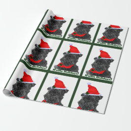 Papel De Regalo Festividad de los Navidades Affenpinscher