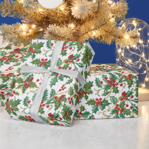 Papel De Regalo Festividad de los Navidades de azulejos