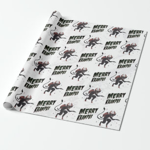 Papel De Regalo Festividad de los Navidades de tipografía de Merry