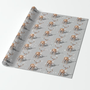 Papel De Regalo Festividad de los primeros Navidades de nevadas de