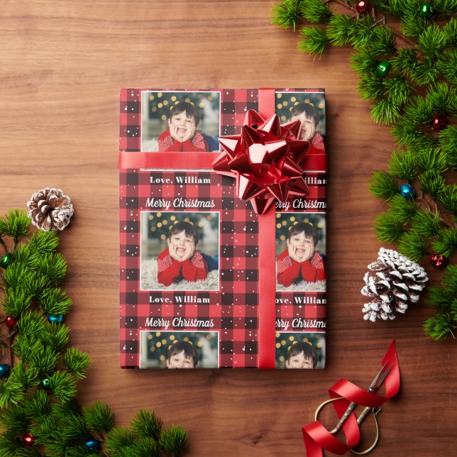 Papel De Regalo Festividad de Navidades de fotografía de Personali (Regalo de vacaciones)