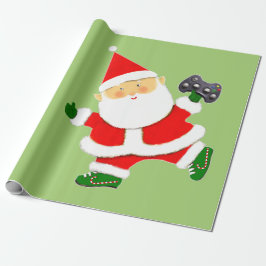 Papel De Regalo Festividad de Navidades de videojuegos