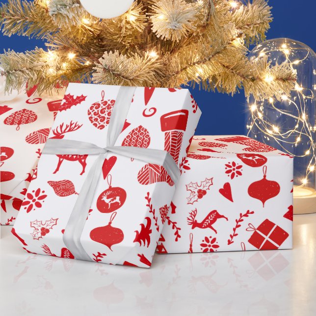 Papel De Regalo Festividad de Navidades escandinavos (Vacaciones)