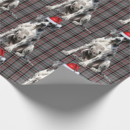 Papel De Regalo Festividad de seda roja y grandes Navidades de per