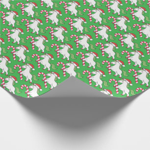 Papel De Regalo Festividad de unicornio envuelta de caña de caña